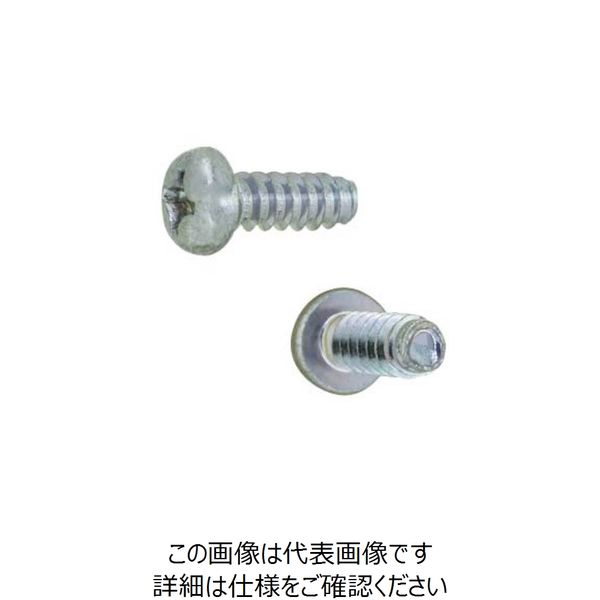 SUNCO ニッケル Bタイプナベ 4×10 (2500本入) 30-00-1000-0040-0100-05 1箱(2500本)（直送品）