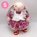 JELLYCAT ジェリーキャット バシュフル Sサイズ用 花柄 ピンク レース エプロン ワンピース 着せ替え 洋服 コスチューム