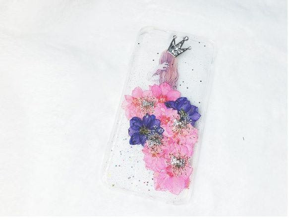 全機種対応iPhone Xperia Galaxy スマホケース 押し花ケース 人気 押し花 ❀ケース 花束 花物語