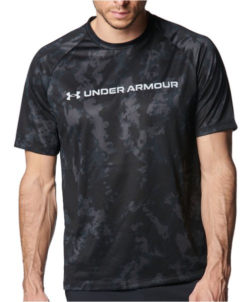 UNDER　ARMOUR アンダーアーマー UAテック ABC カモ ショートスリーブ メンズ トップ