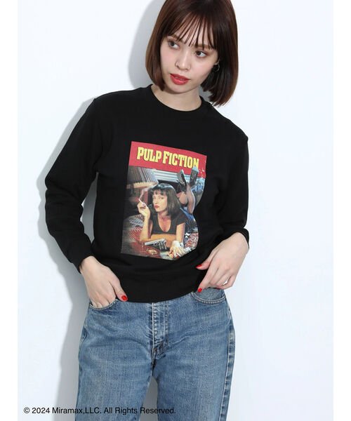 ■PULP FICTION ポスターptBoysスウェット