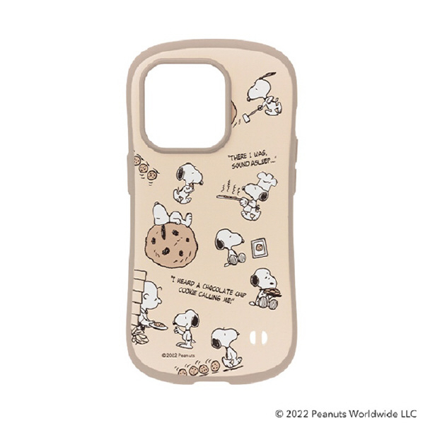 Hamee iPhone 14 Pro用ハイブリッドケース iFace First Class Cafe PEANUTS/ピーナッツ チョコチップクッキー 41-947470