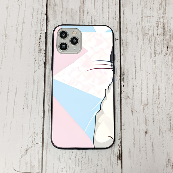 iphoneケース4-2-35 iphone 強化ガラス ねこ・猫・ネコ 箱1 かわいい アイフォン iface