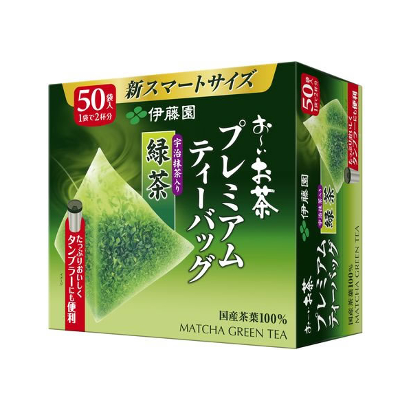 伊藤園 お～いお茶プレミアムティーバッグ 抹茶入り緑茶 50袋 F821126-12236