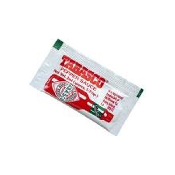 業務用食材 タバスコ ペッパーソースミニパック 1ケース（3ml×100袋×10セット）（直送品）