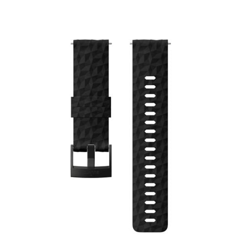 SUUNTO SS050221000 Strap 24 BLACK／BLACKM （ストラップ Suunto9 ほか ）正規品 Suunto9／Spartan sports WHR ブラック