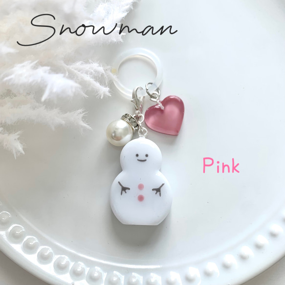 snowman＊アンブレラマーカー PINK