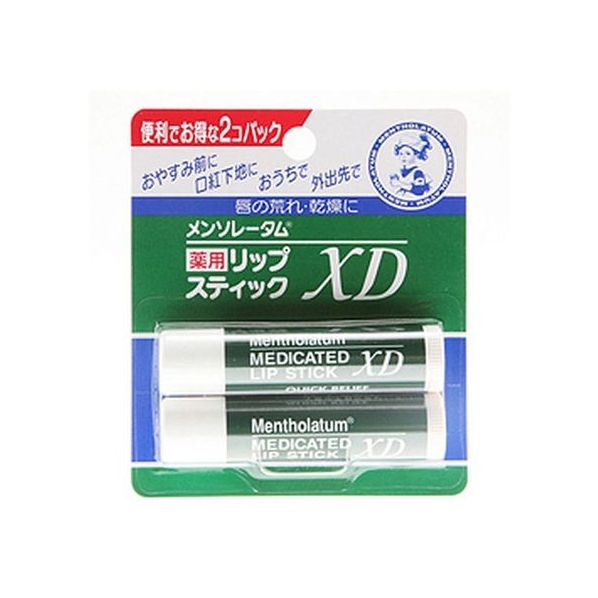 ロート製薬 メンソレータム 薬用リップスティック XD 4g×2本入 FCM4955