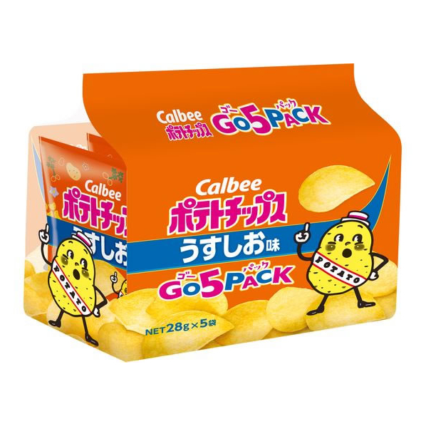 カルビー ポテトチップス うすしお味 ゴー5パック FC556PJ