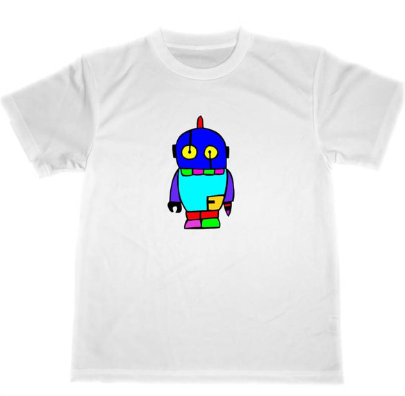 ロボット　ドライ　Tシャツ　TUGE9999　オリジナル　SF　切り絵　アート　グッズ