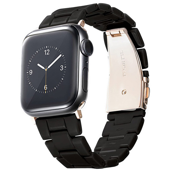 GAACAL Apple Watch Series 1-8/SE1-2 [38/40/41mm]用プラスチックバンド ブラック Z00147BKA