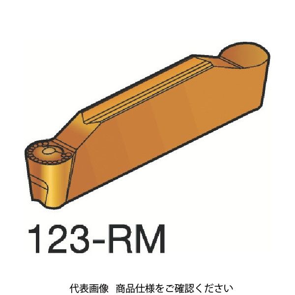 サンドビック（SANDVIK） サンドビック コロカット1 突切り・溝入れチップ N123J1-0600-RM H13A 608-0430（直送品）