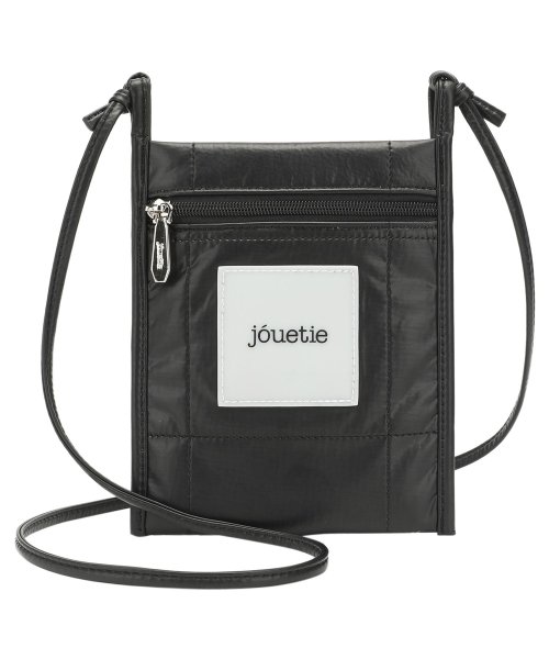 ジュエティ jouetie ショルダーバッグ ミニ レディース 斜めがけ メタリックPU キルティング スリム MINI SHOULDER BAG ブラック ピ