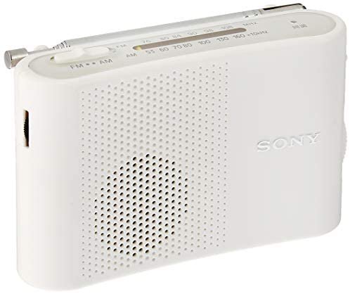 SONY FM/AMハンディーポータブルラジオ ホワイト ICF-51/W【中古品】