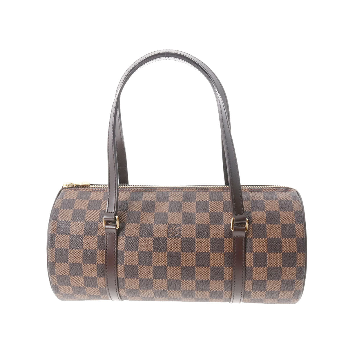 LOUIS VUITTON ルイヴィトン ダミエ パピヨンGM ブラウン N51303 レディース ダミエキャンバス ハンドバッグ 新同 中古 