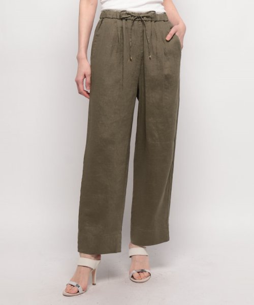 washed linen pants