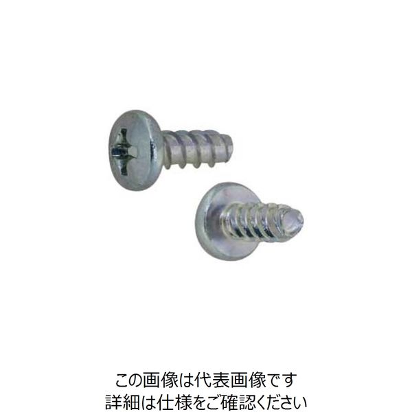 SUNCO 三価ホワイト Pタイトバインド 日東精工 3×6 (3000本入) 30-00-N204-0030-0060-03 1箱(3000本)（直送品）