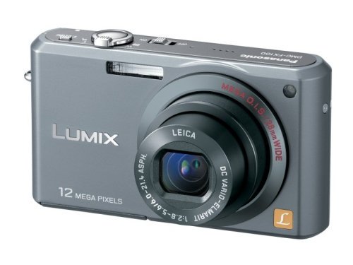 Panasonic デジタルカメラ LUMIX (ルミックス) FX100 シルバー DMC-FX100-S【中古品】