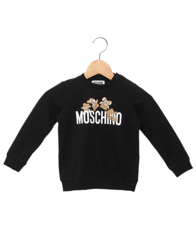 モスキーノ/モスキーノ 子供服 スウェット ブラック キッズ MOSCHINO MZF04Q LC･･･