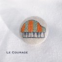 ピアノの刺繍ブローチ⑥