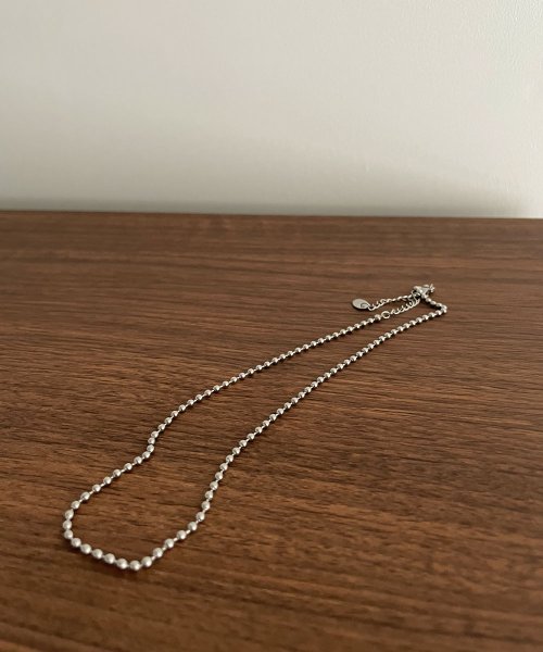 [NICKEL FREE]BALL CHAIN NECKLACE