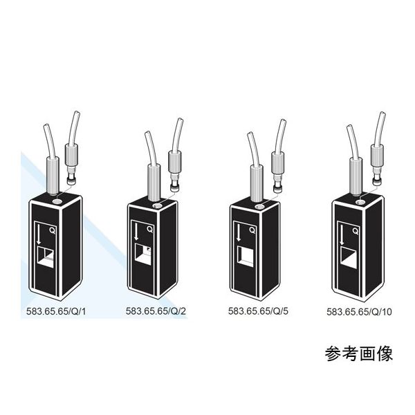 大型窓ディゾリューションフロー石英セル Agilent/Varian用 光路長:10mm0.420mL