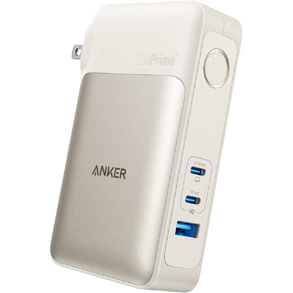 Anker モバイルバッテリー(10000mAh) 733 Power Bank(GaNPrime PowerCore 65W) ゴールド A1651NB1