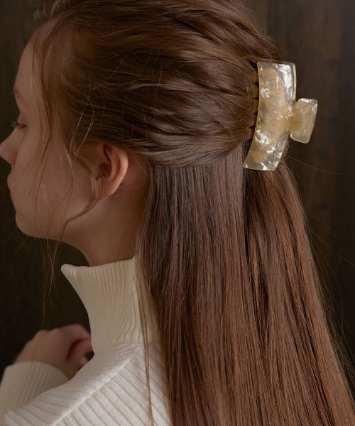 Marble Stone Hair Clip