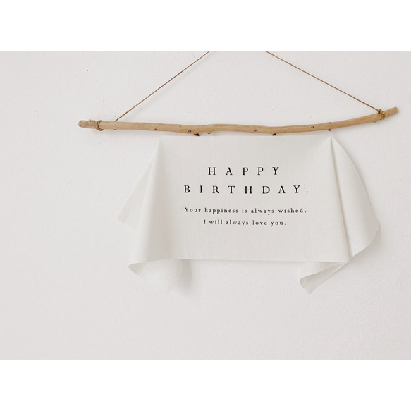 Birthday Tapestry /〈mini〉wide - simple - | バースデー | タペストリー