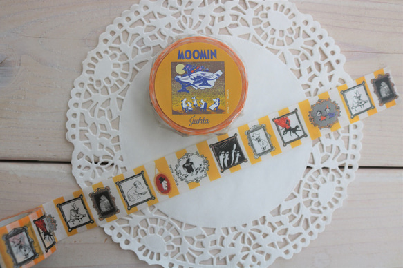 Moomin  ユーフラ　(イエロー):ムーミンマスキングテープ