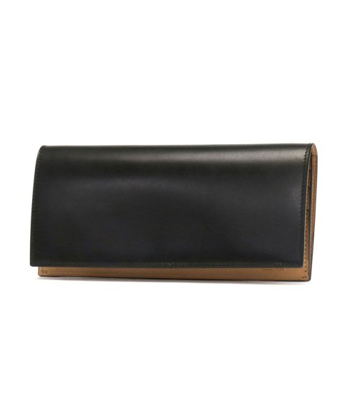 フラソリティ Flathority waterOil Cordovan Long Wallet 水染めオイルコードバン長財布 かぶせ 本革 日本製 FM－701