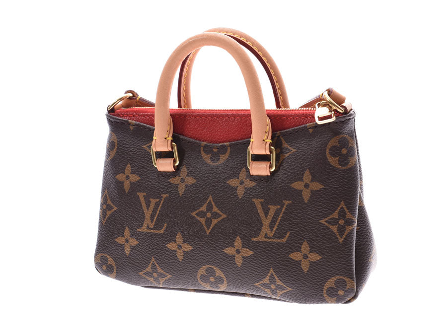 ルイヴィトン モノグラム ナノパラス スリーズ M61254 レディース 本革 ショルダーバッグ Aランク LOUIS VUITTON 中古 