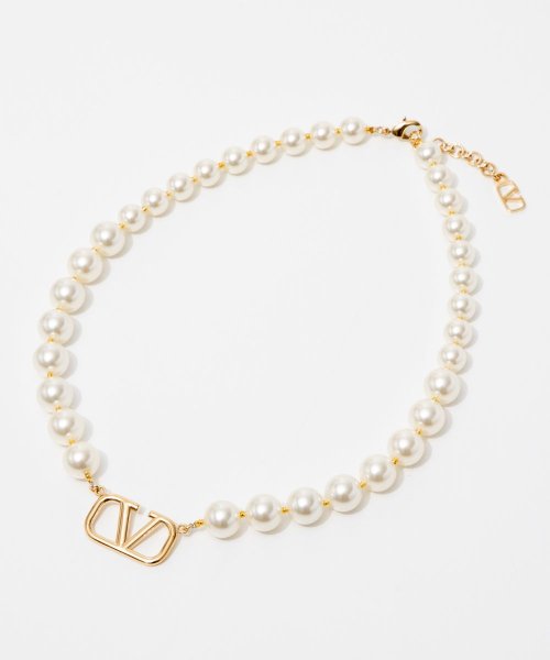 ヴァレンティノ VALENTINO 4W2J0P13UXM ネックレス VLOGO SIGNATURE PEARL レディース アクセサリー Vロゴ シグネチャ