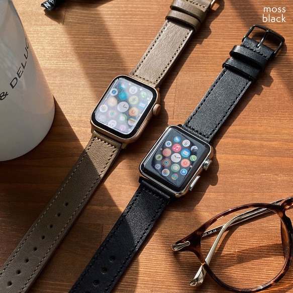 Apple Watch 父の日 7色　栃木レザー　本革　アップルウォッチ　時計　お出掛け　旅行 #mm00001040