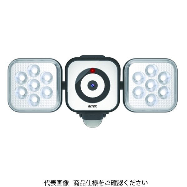 ムサシ LEDセンサライトX防犯カメラ 8W×2灯 CーAC8160 C-AC8160 1個（直送品）