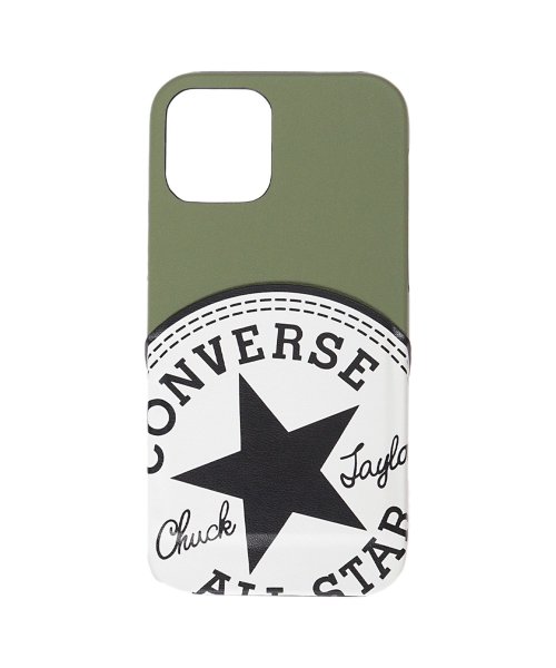 コンバース CONVERSE iPhone12 12 pro スマホケース メンズ レディース 携帯 アイフォン BIG CIRCLE LOGOPU LEAT