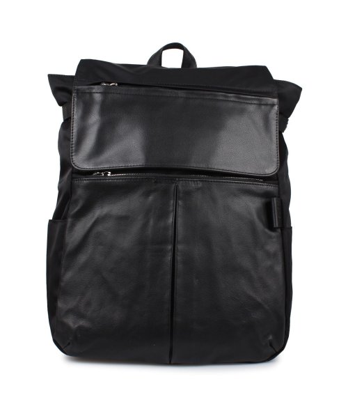 イザック Y’SACCS リュック バッグ バックパック レディース 撥水 NYLON COWHIDE RUCKSACK L ブラック ネイビー グレージュ 黒