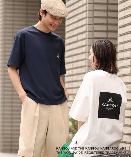 【コラボ/KANGOL】胸ポケットプリントTシャツ