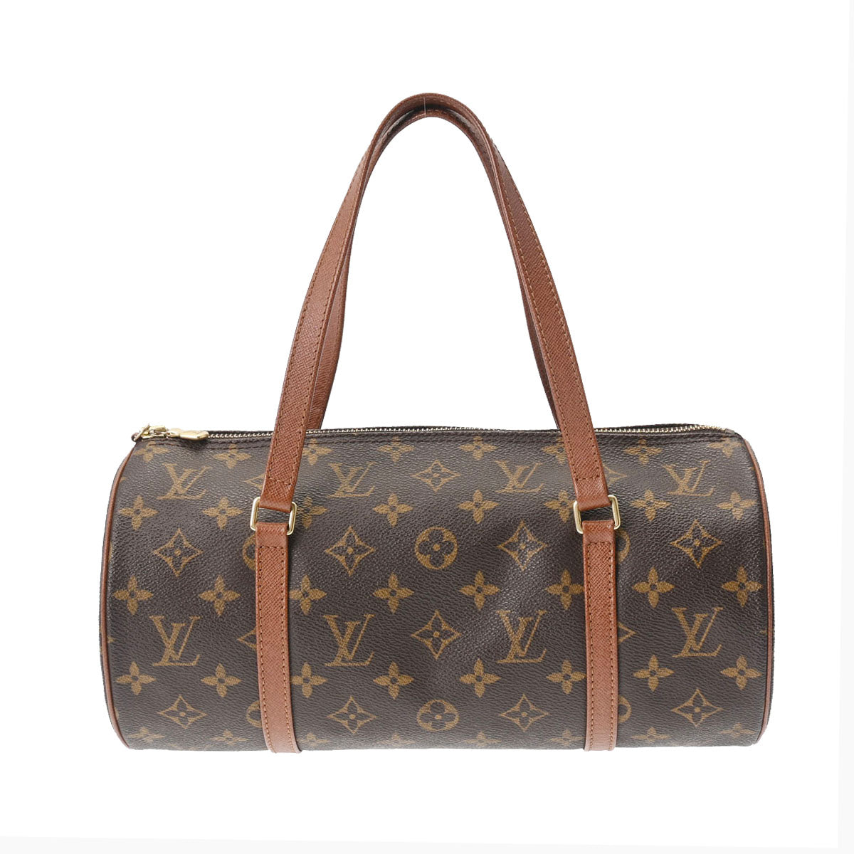 LOUIS VUITTON ルイヴィトン モノグラム パピヨン GM ブラウン M51365 レディース モノグラムキャンバス ハンドバッグ Aランク 中古 