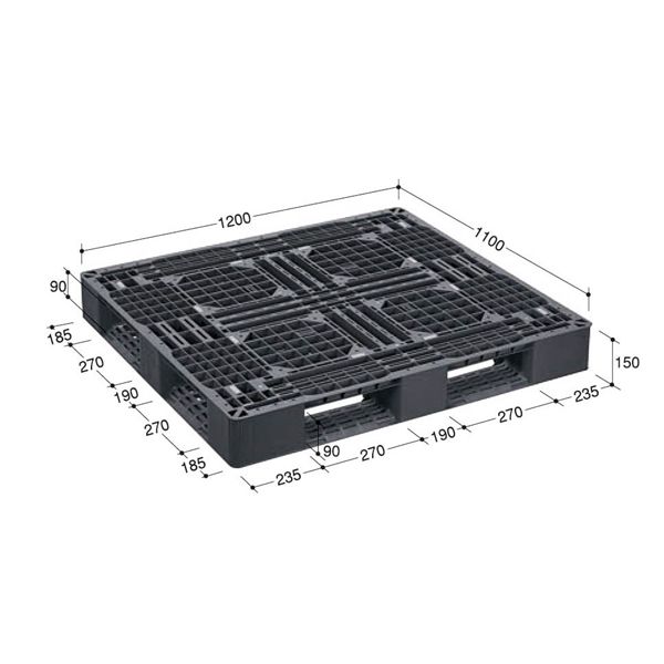 日本プラパレット パレット LA-1211RR