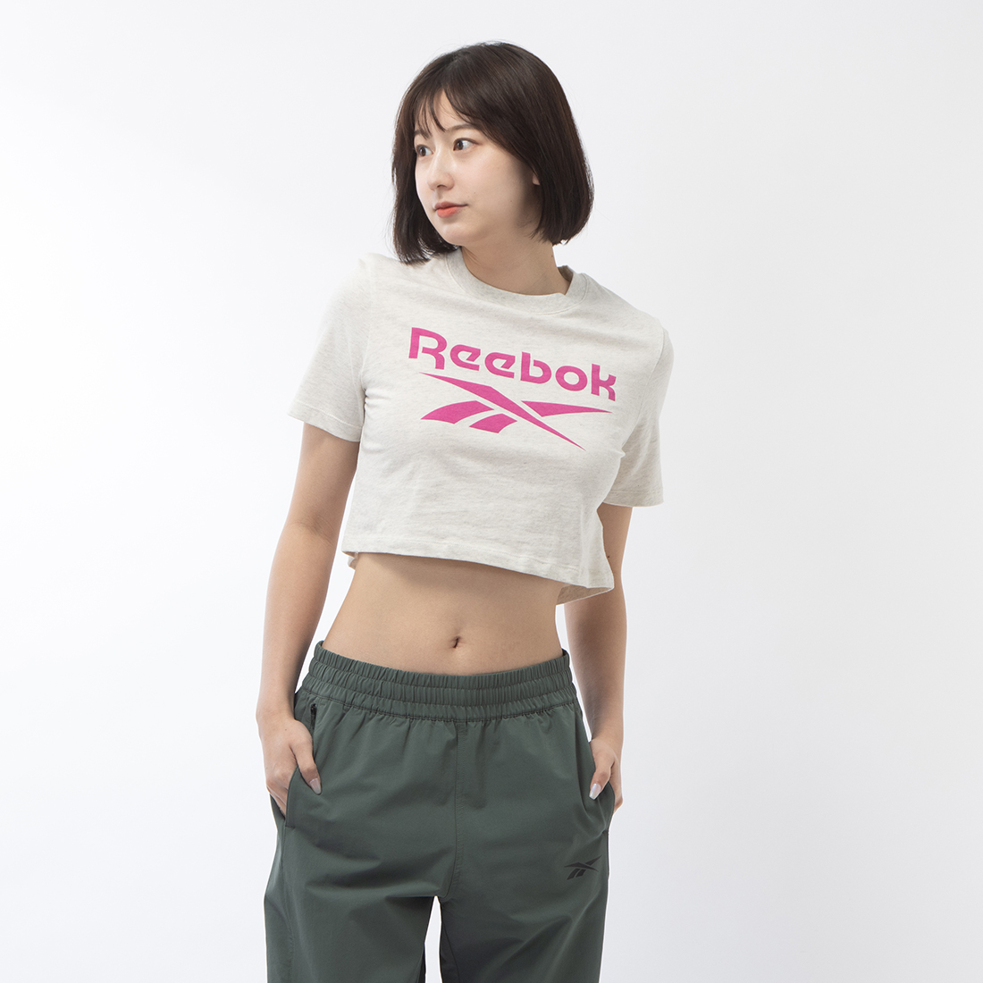 Reebok/ビッグロゴ クロップTシャツ / REEBOK IDENTITY BIG LOGO ･･･