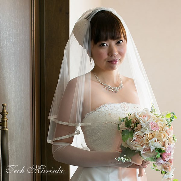 ウエディングベール ショートベール【リリア】結婚式