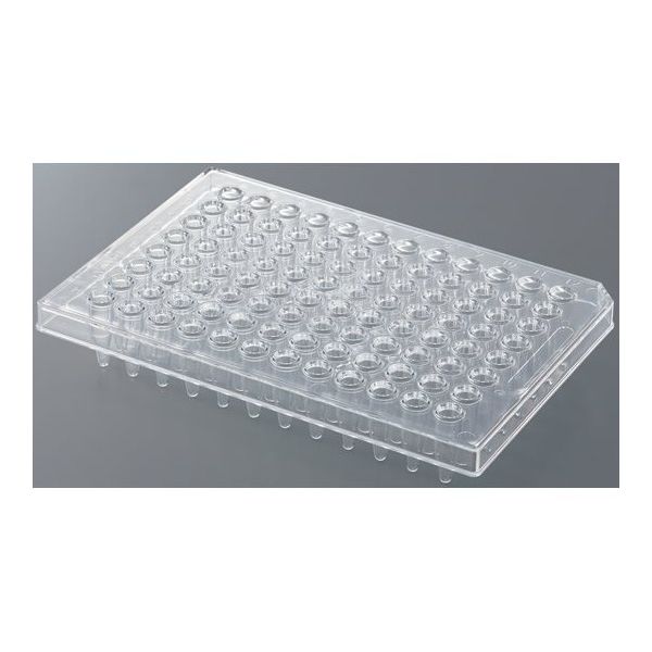 AGB 微量保存用PCR96ウェルプレート ハーフカート 0.2mL 20枚入 PCR-96PRD-HS-C 1箱(20枚)（直送品）