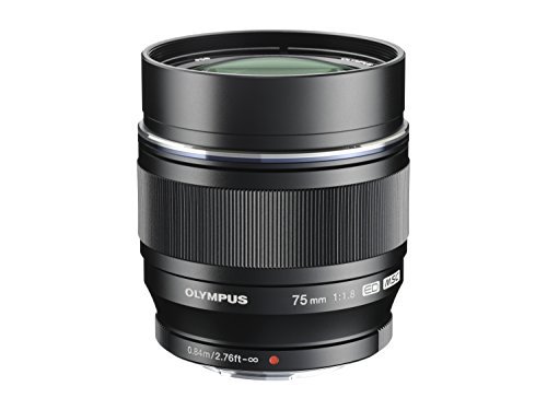 OLYMPUS 単焦点レンズ M.ZUIKO DIGITAL ED 75mm F1.8 ブラック【中古品】