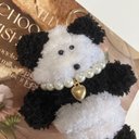 【今だけ送料無料】pandakeyring ￤モール人形