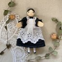 小さなペグドールシリーズ　ハウスメイドさん　　　Little Peg Doll Series   【house maid】