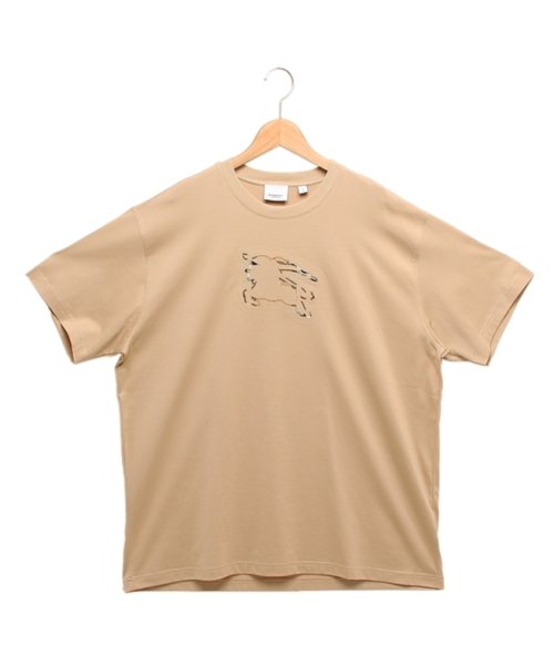 バーバリー Tシャツ カットソー 半袖カットソー トップス ベージュ メンズ BURBERRY 8072703 A7405