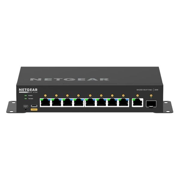 NETGEAR Inc.  ＰｒｏＡＶ向けＰｏＥ＋対応（１１０Ｗ）　１Ｇポート×９　ＳＦＰスロット×１ GSM4210PD-100JPS（直送品）