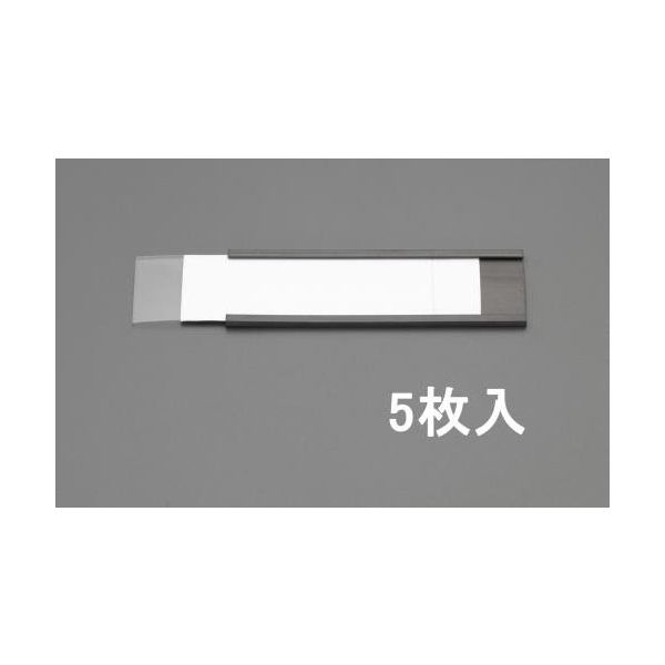 エスコ 35x150mm ラベルホルダー(マグネット付/5組) EA781ES-3 1セット(10組:5組×2組)（直送品）