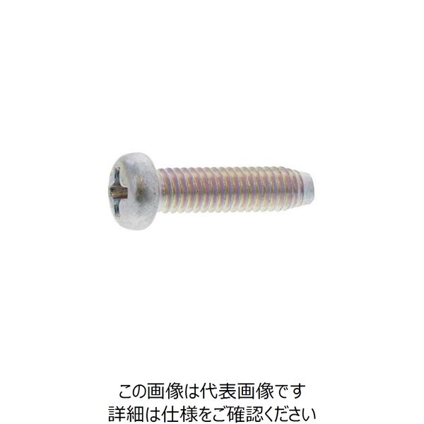 SUNCO 三価ブラック （+）C0ナベ 4×10 （1600本入） 22-00-0100-0040-0100-04 263-1289（直送品）